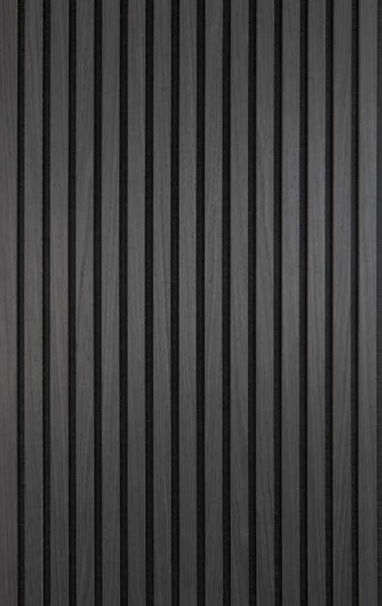 Koniseur - Akustikpaneel schwarz Oak 2400×600