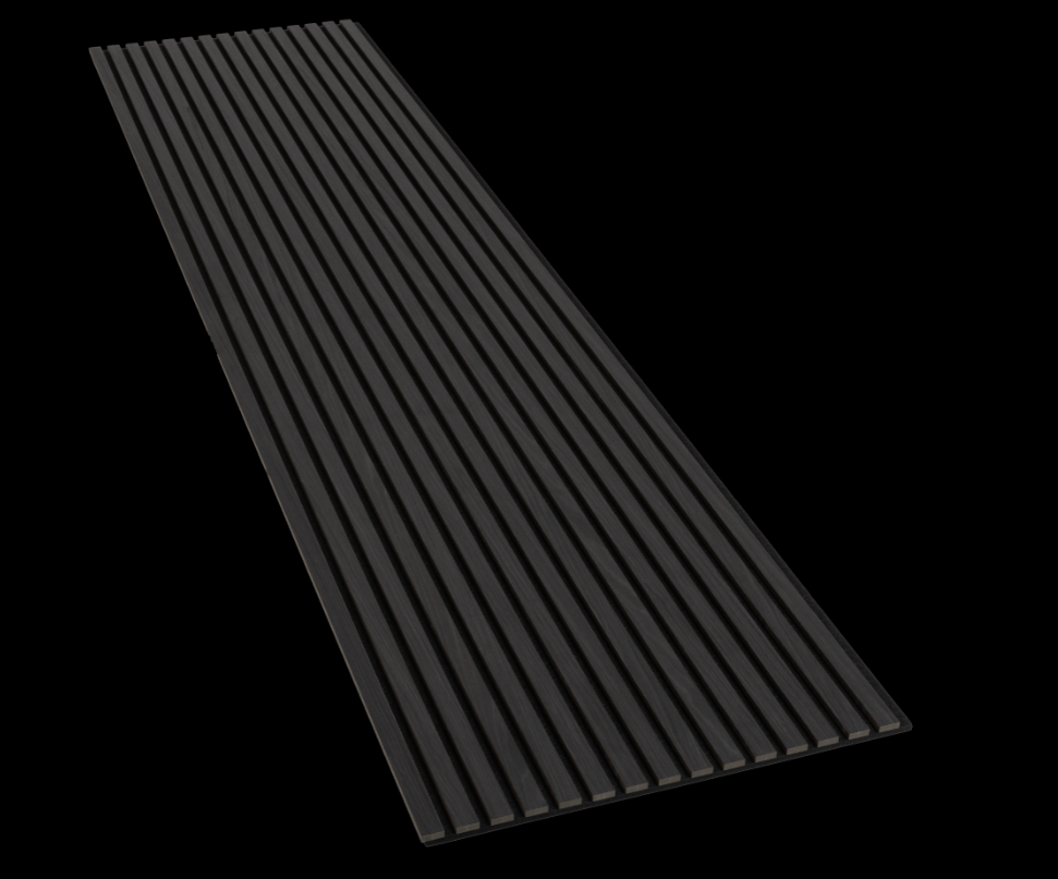 Koniseur - Akustikpaneel schwarz Oak 2400×600