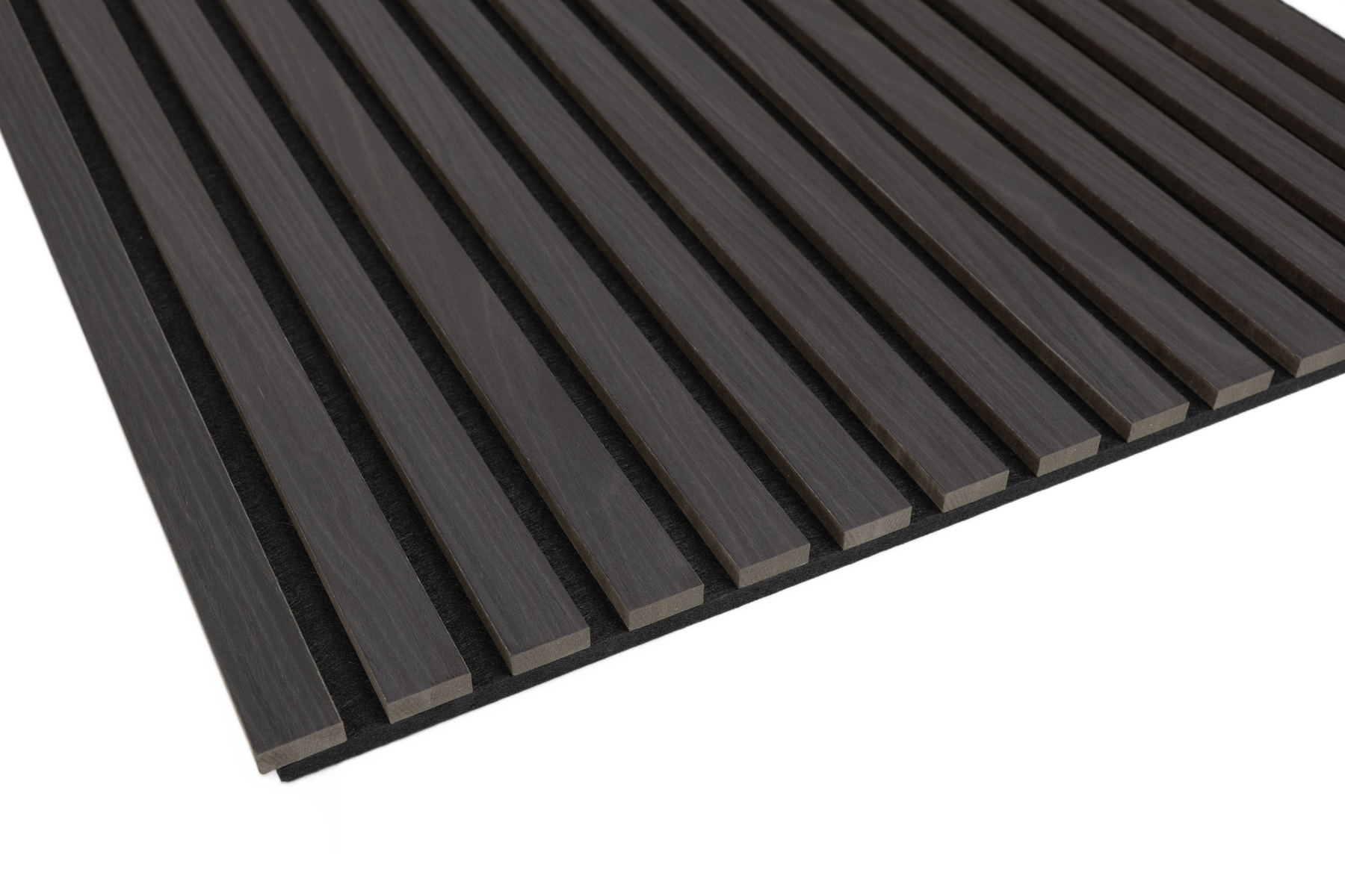 Koniseur - Akustikpaneel schwarz Oak 2400×600
