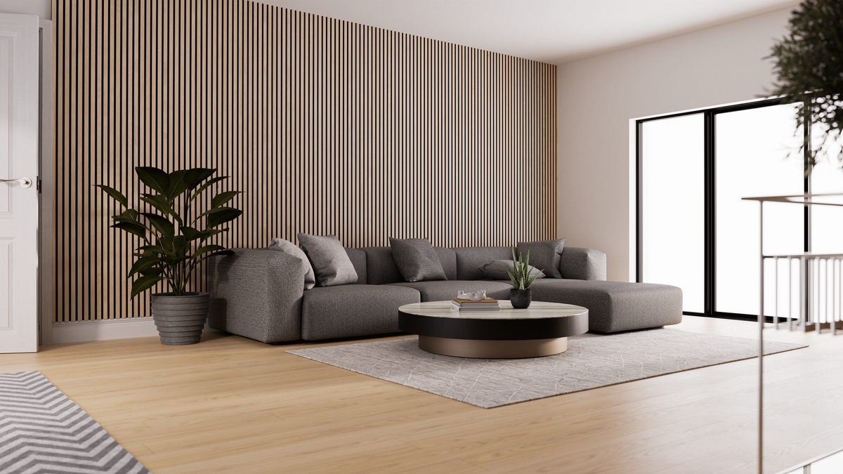 Koniseur - Akustikpaneel Ubh. Eiche 2400×600