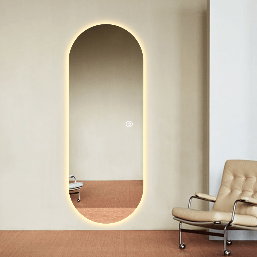 Premium-Spiegel Ida mit LED-Licht Hintergrundbeleuchtung