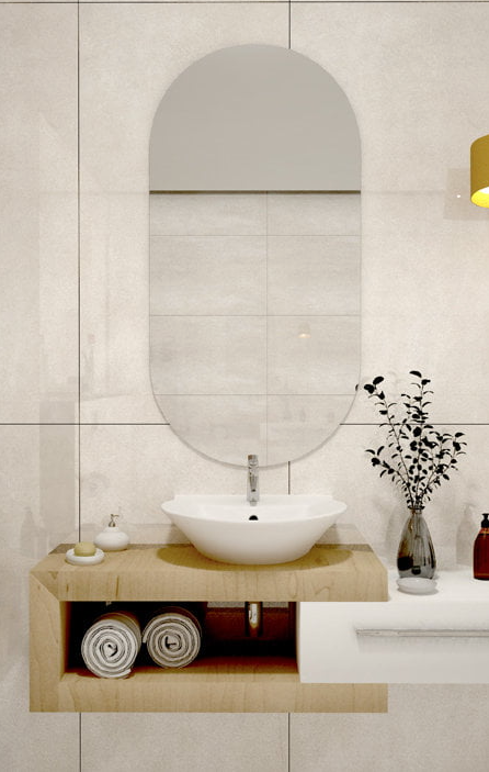 Ovaler Spiegel - Verschiedene Größen