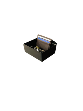 Schwarz pulverbeschichteter kleine box für Akustikplatte horizontal