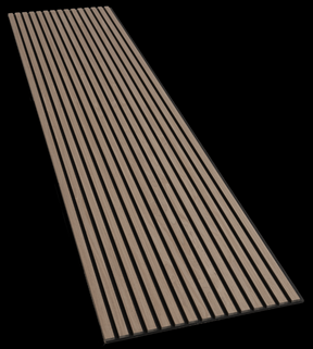 Koniseur - Akustikpaneel Ubh. schwarz Walnuss 2400×600