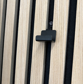 Schwarz pulverbeschichteter Zapfen für die Schraubmontage von Acoustic Panels
