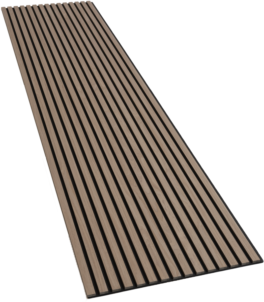 Koniseur - Akustikpaneel Ubh. schwarz Walnuss 2400×600