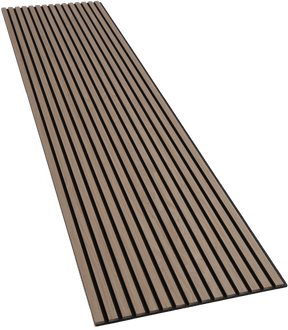 Koniseur - Akustikpaneel Ubh. schwarz Walnuss 2400×600