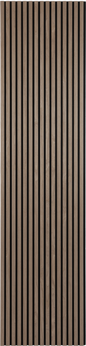 Koniseur - Akustikpaneel Ubh. schwarz Walnuss 2400×600