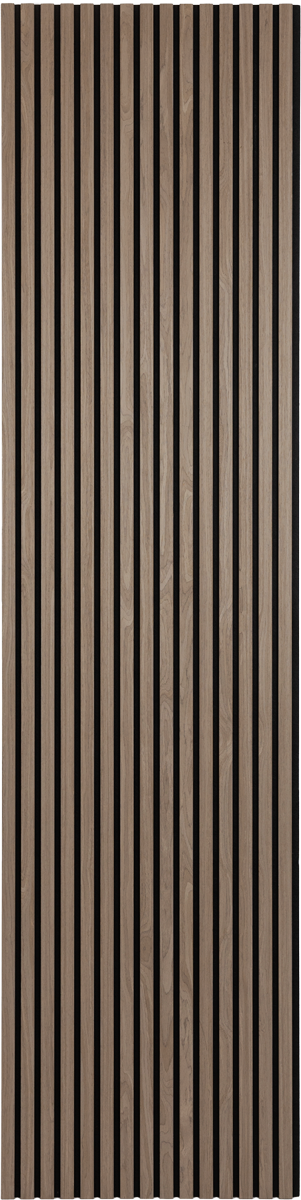 Koniseur - Akustikpaneel Ubh. schwarz Walnuss 2400×600