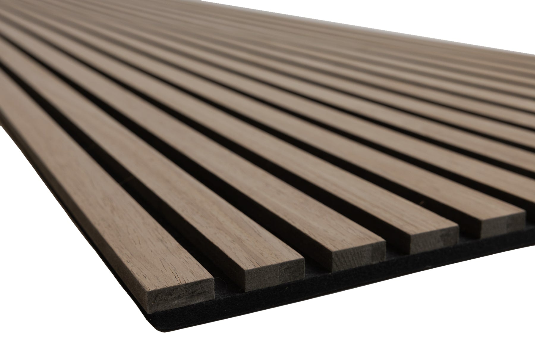 Koniseur - Akustikpaneel Ubh. schwarz Walnuss 2400×600