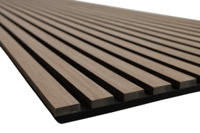 Koniseur - Akustikpaneel Ubh. schwarz Walnuss 2400×600