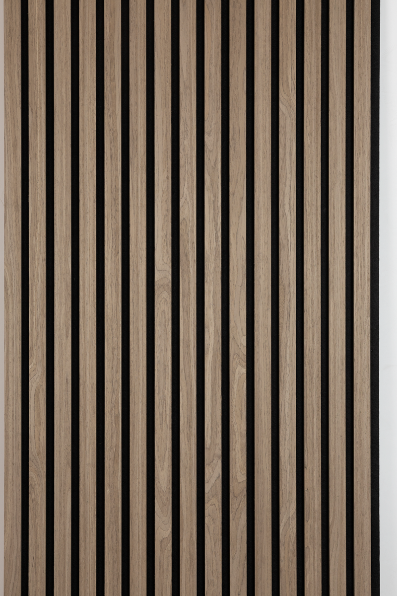 Koniseur - Akustikpaneel Ubh. schwarz Walnuss 2400×600