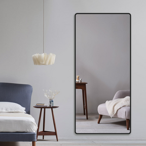 Premium-Spiegel Lisa mit schwarzem Aluminiumrahmen - Mehrere Größen
