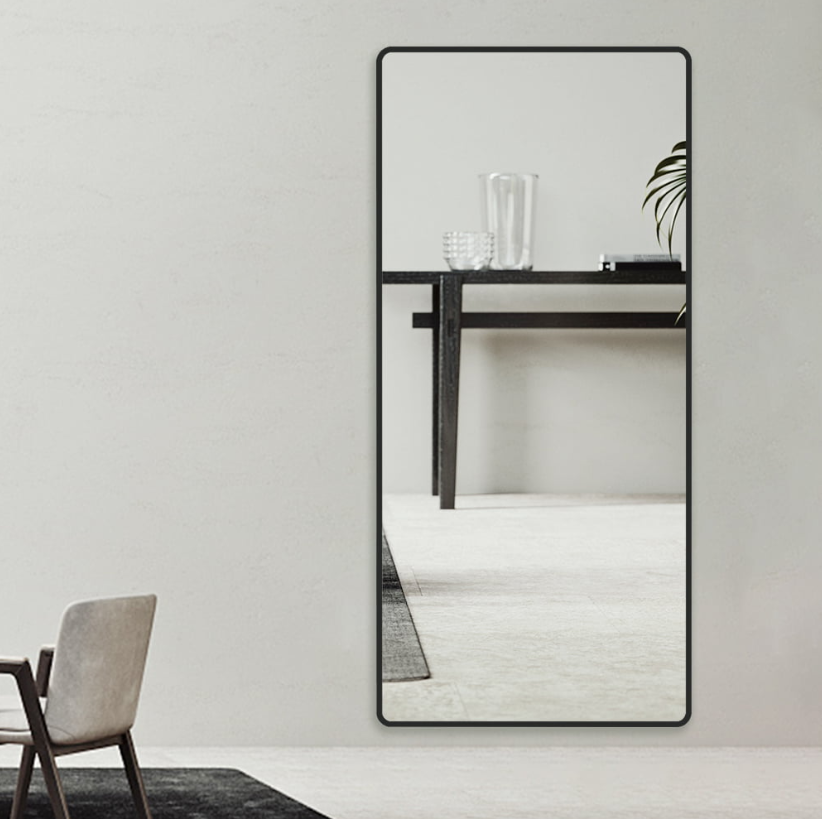 Premium-Spiegel Lisa mit schwarzem Aluminiumrahmen - Mehrere Größen